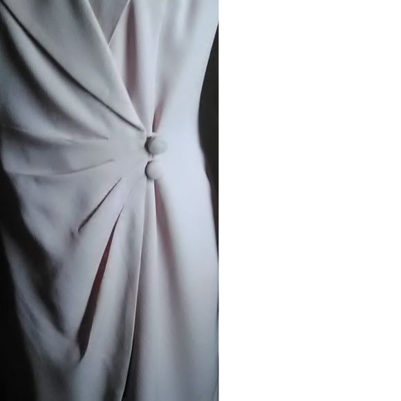 Jones New York Pink Crepe True Wrap Dress Size 4 - Picture 6 of 9